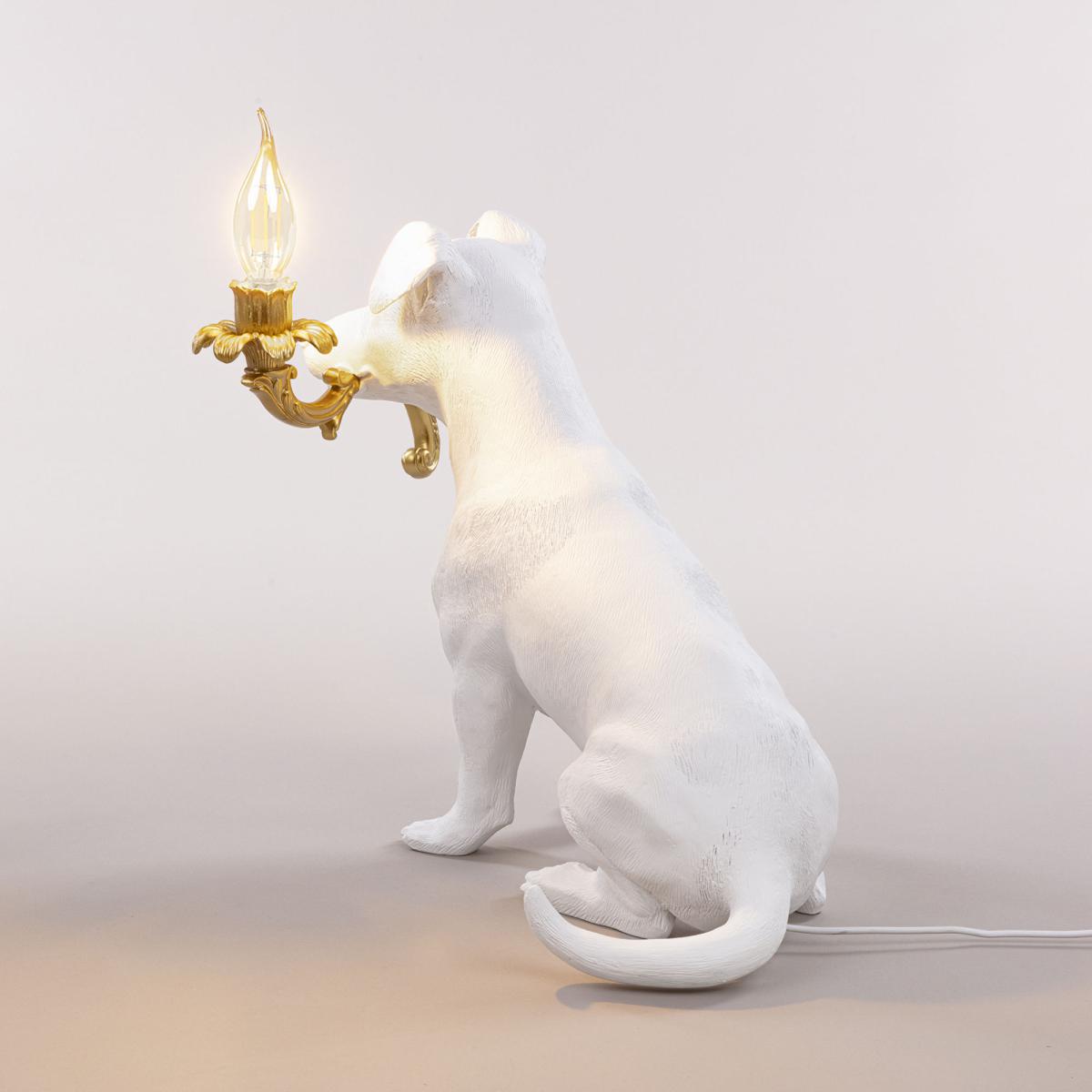 Rio Lamp Table lamp - / Resin by Seletti White/Gold – image 6
