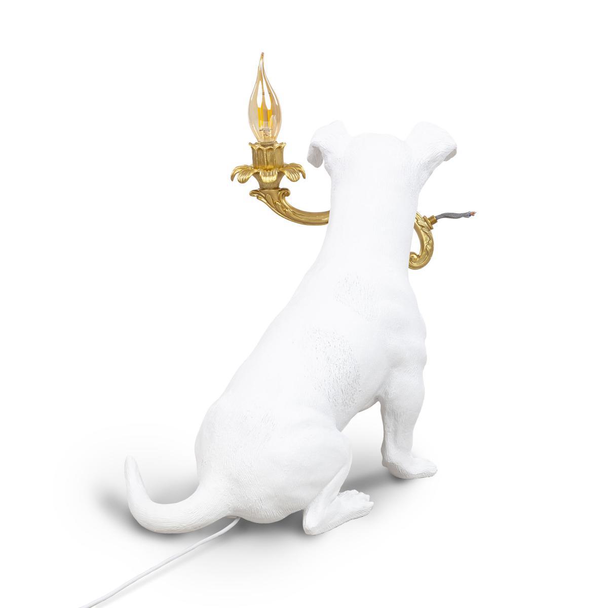 Rio Lamp Table lamp - / Resin by Seletti White/Gold – image 7