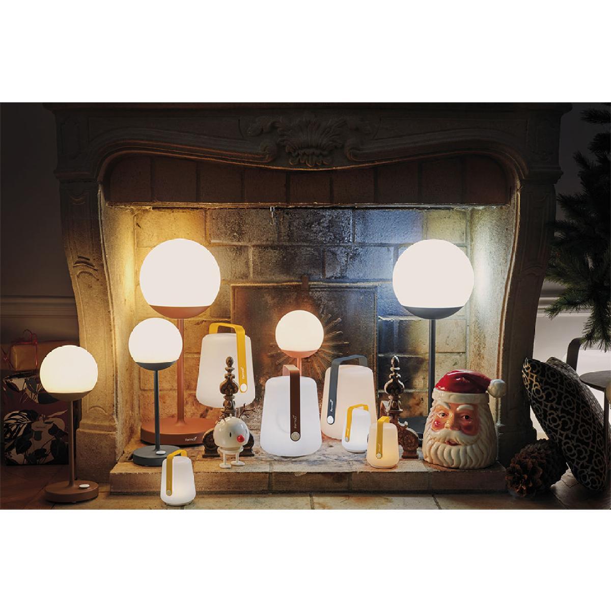 Mooon! LED Wireless lamp - / H 41 cm - USB charging by Fermob Black – image 5