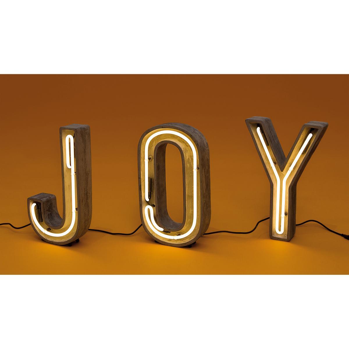 Néon Alphacrete Table lamp - Letter O - Indoor / outdoor by Seletti White/Grey – image 2
