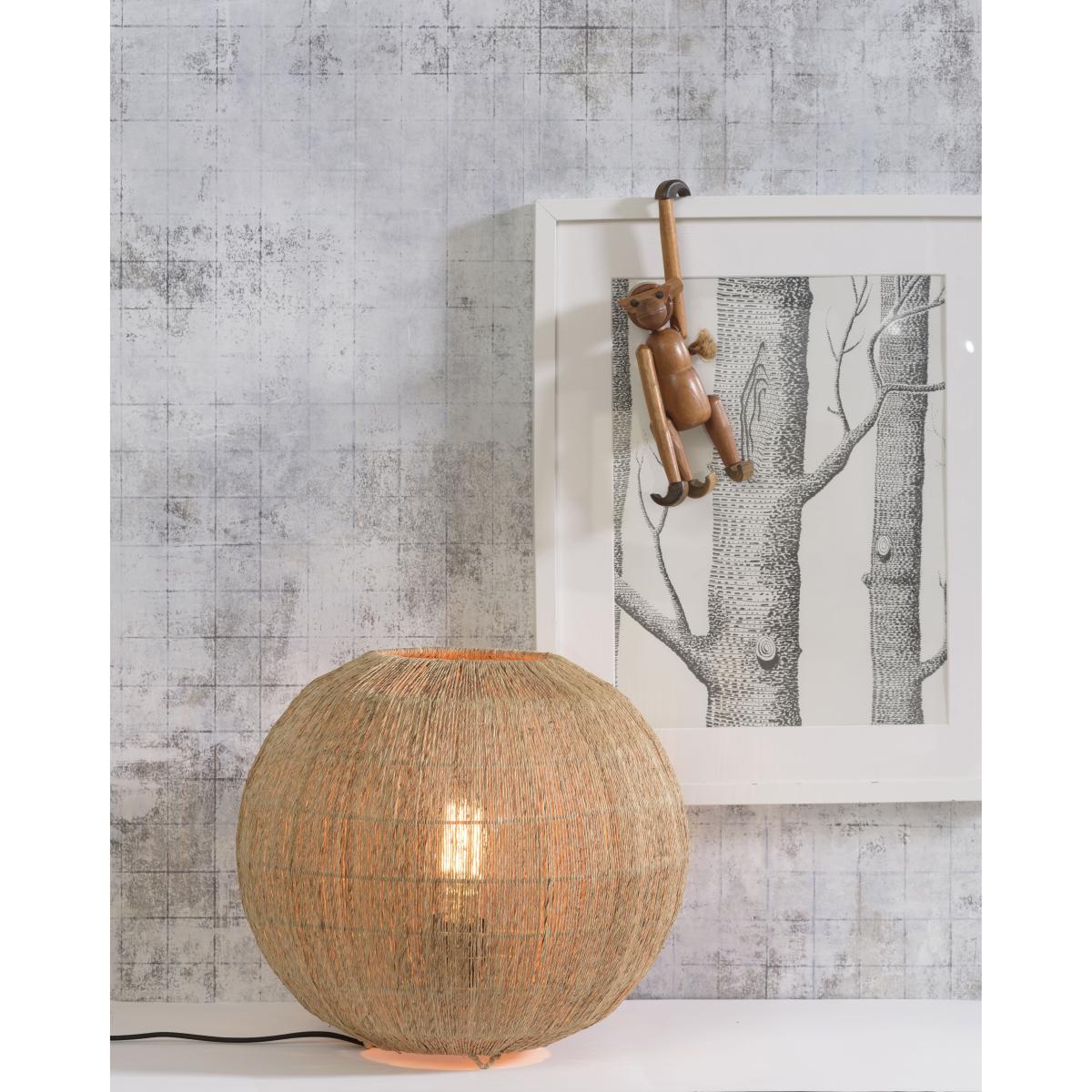 Iguazu Large Table lamp - / Hessian - Ø 32 cm by GOOD&MOJO Beige – image 5