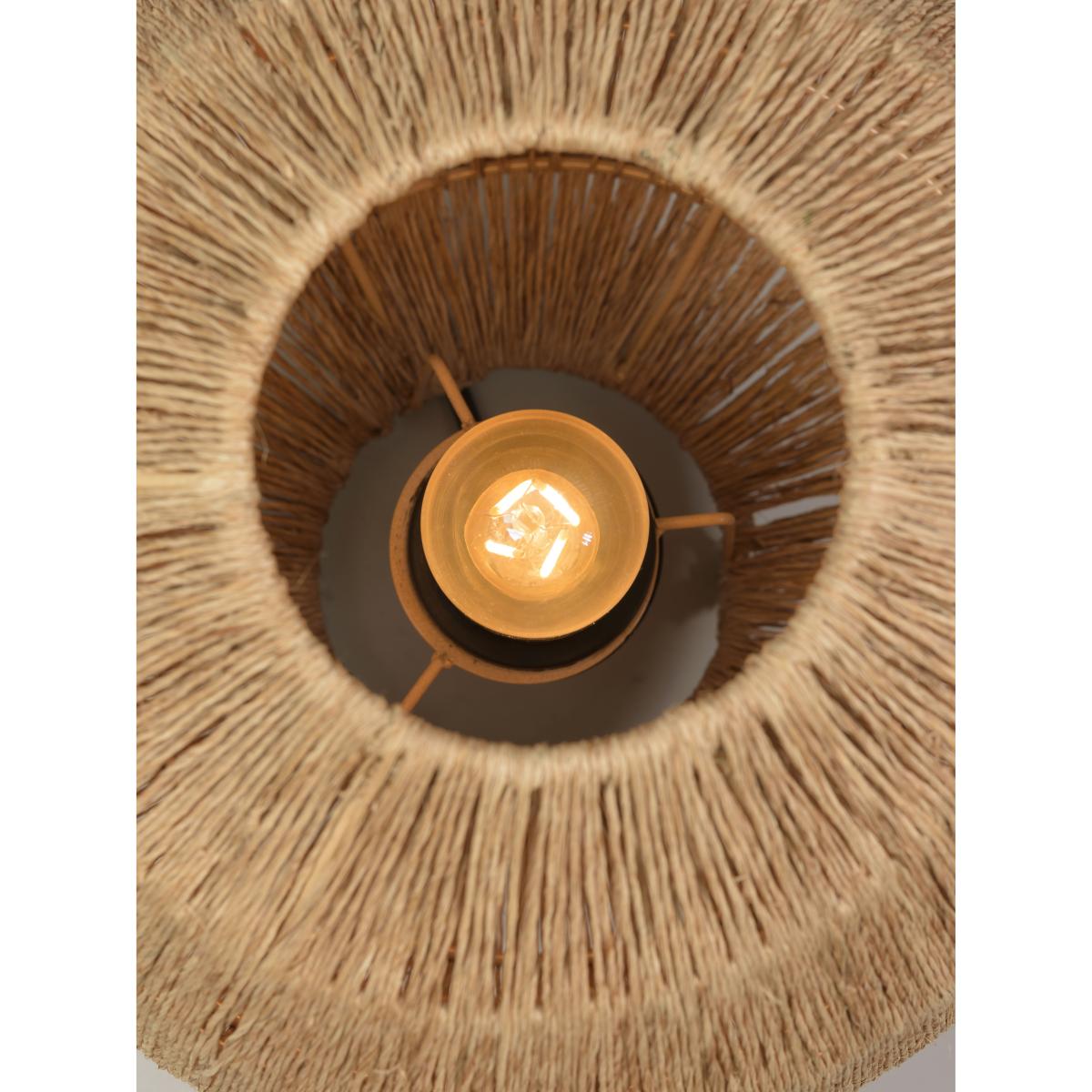 Iguazu Large Table lamp - / Hessian - Ø 32 cm by GOOD&MOJO Beige – image 7