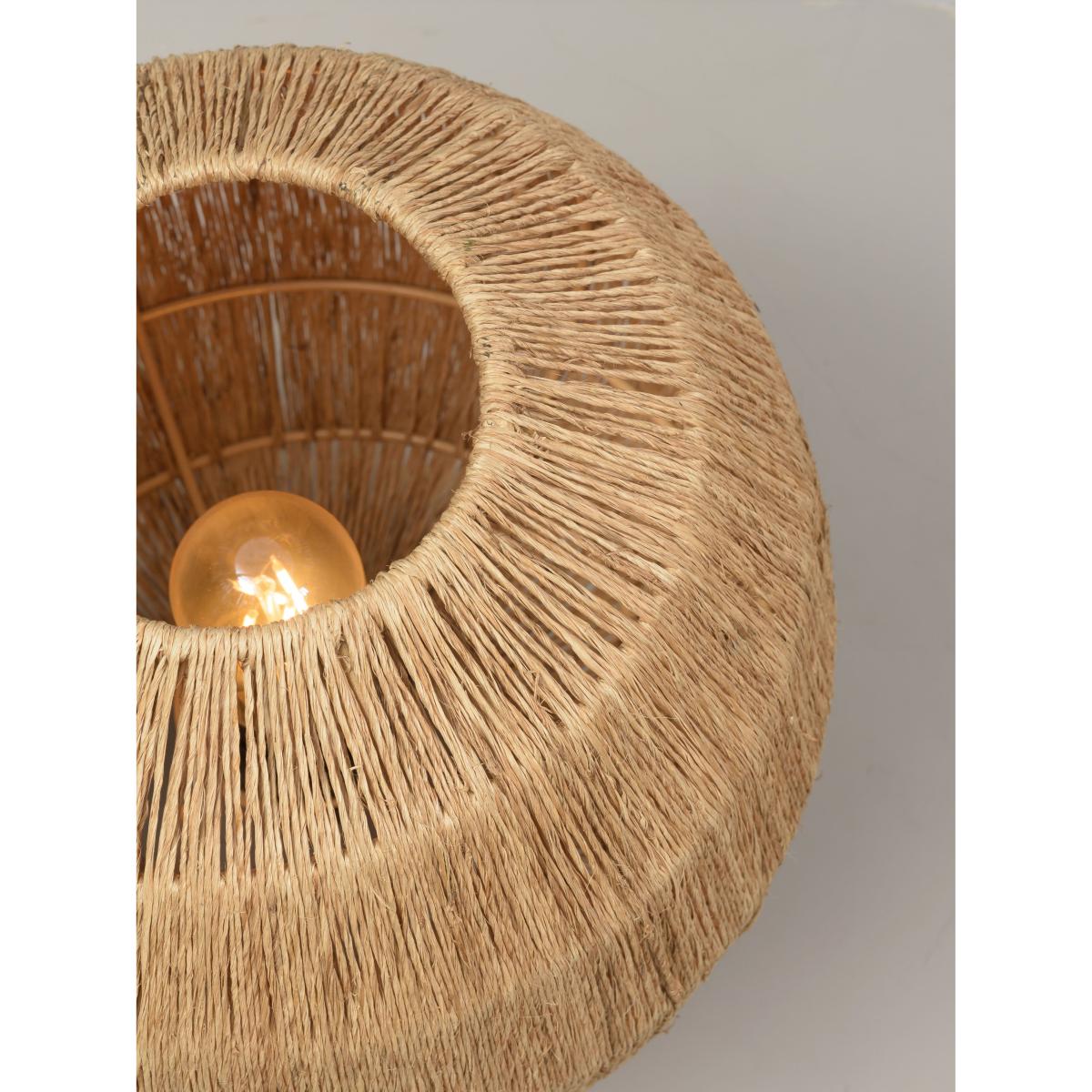 Iguazu Large Table lamp - / Hessian - Ø 32 cm by GOOD&MOJO Beige – image 8