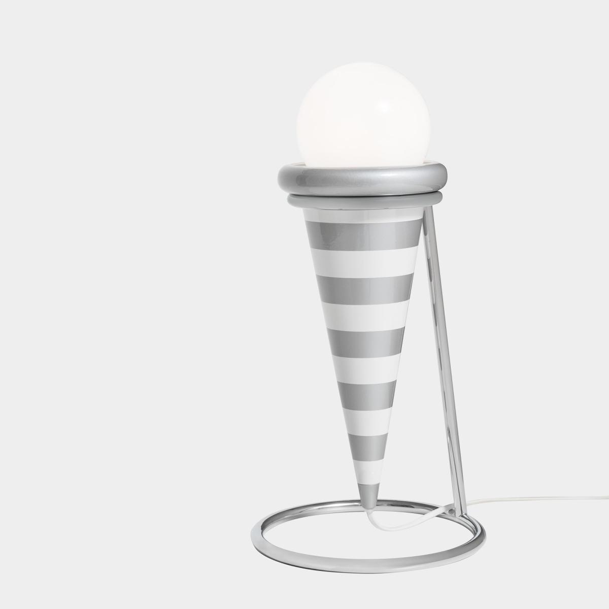 Gelato - Night Tales Table lamp - / By Masanori Umeda, 1982-2020 by POST DESIGN White/Grey/Silver – image 4