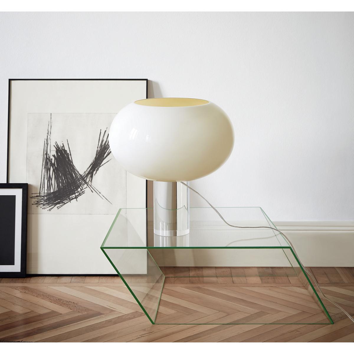 Buds 2 Table lamp - Artisanal glass / Ø 41 x H 42 cm by Foscarini White – image 2