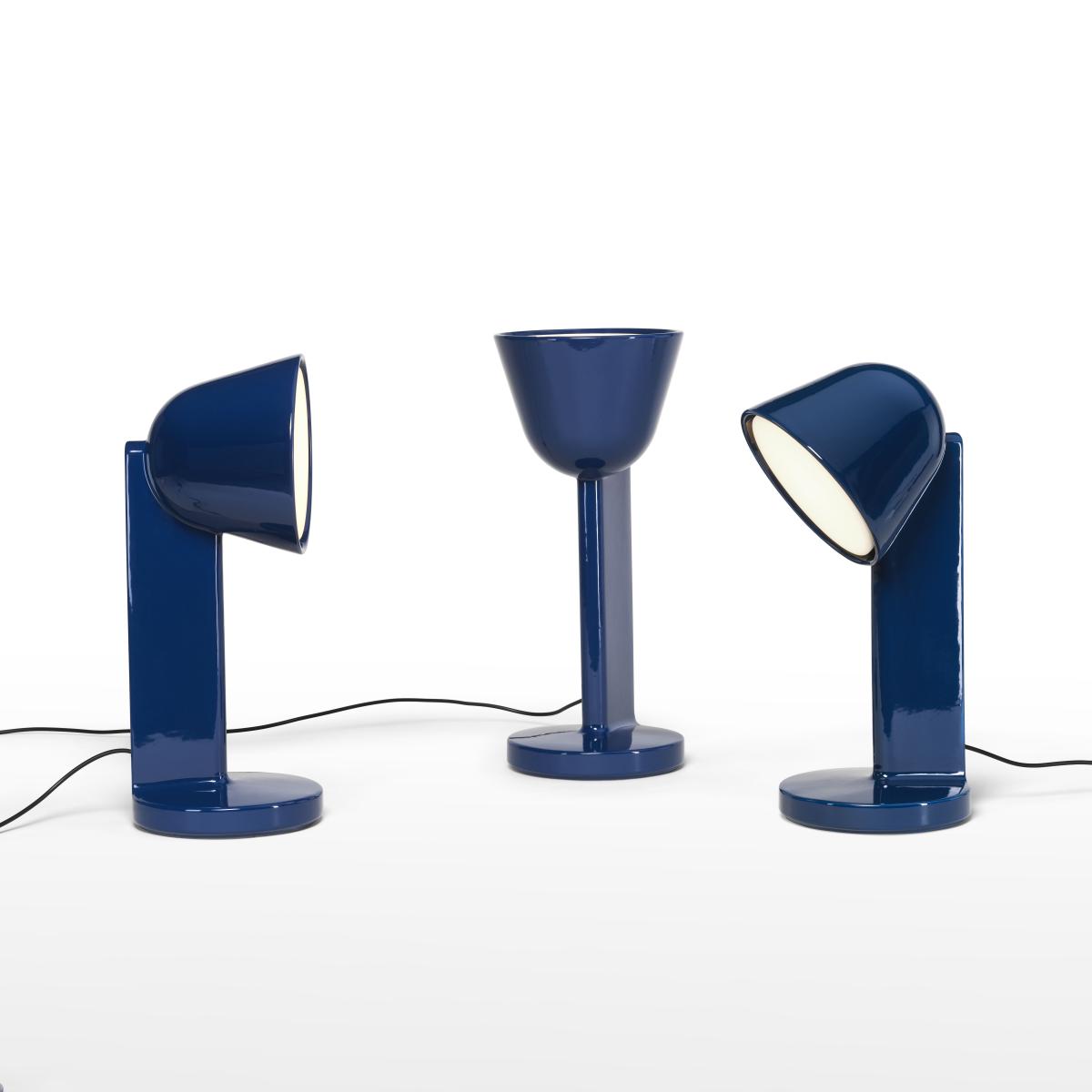 Céramique Down Table lamp ceramic blue / Ronan Bouroullec - Handmade - Flos – image 5