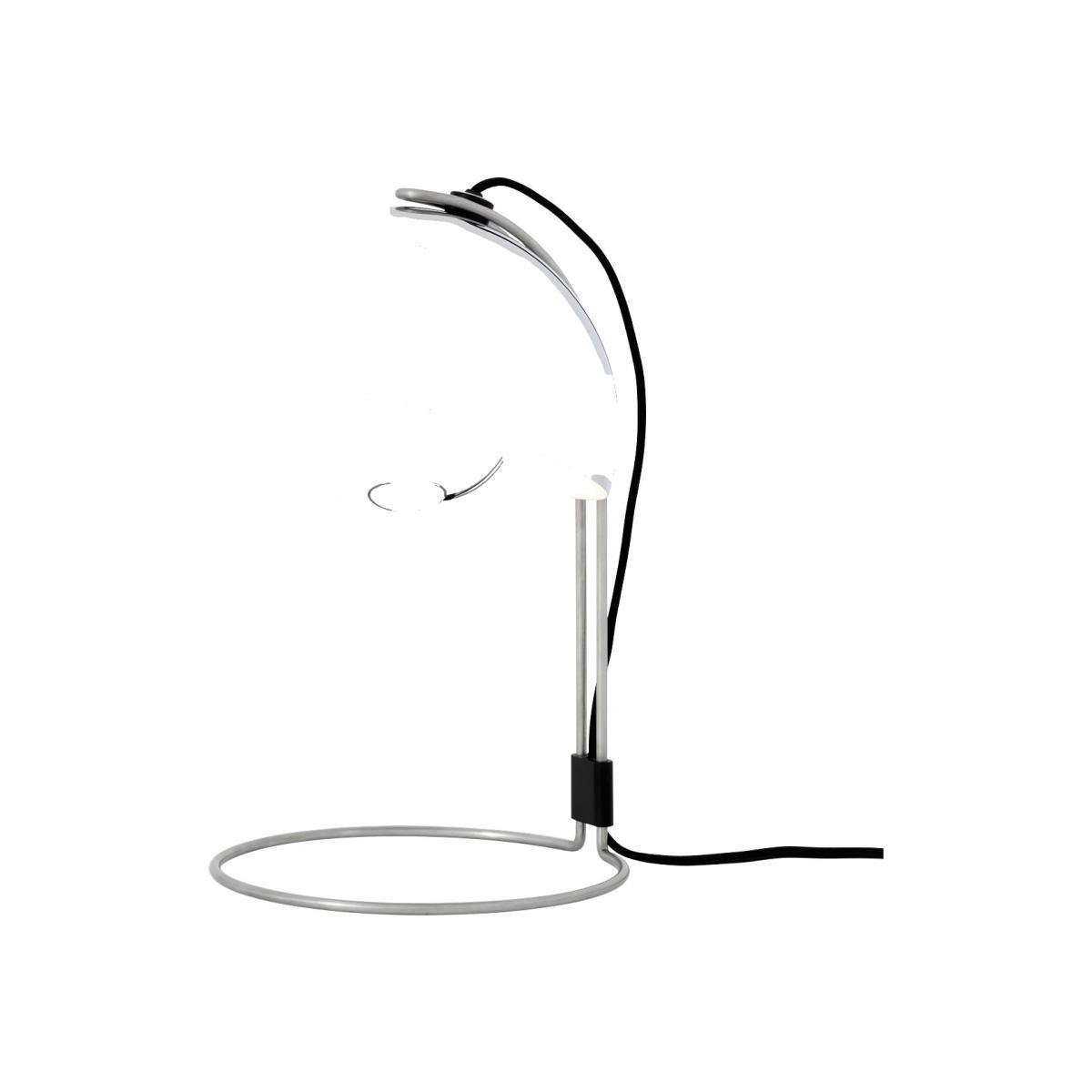 FlowerPot VP4 Table lamp silver metal / H 36 cm - By Verner Panton, 1968 - &tradition – image 1
