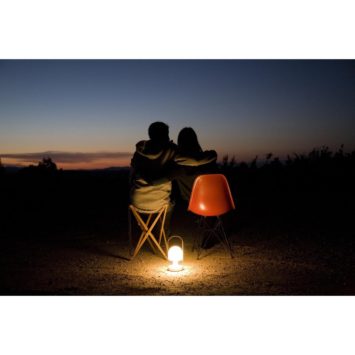 FollowMe Wireless lamp by Marset White/Natural wood – image 3