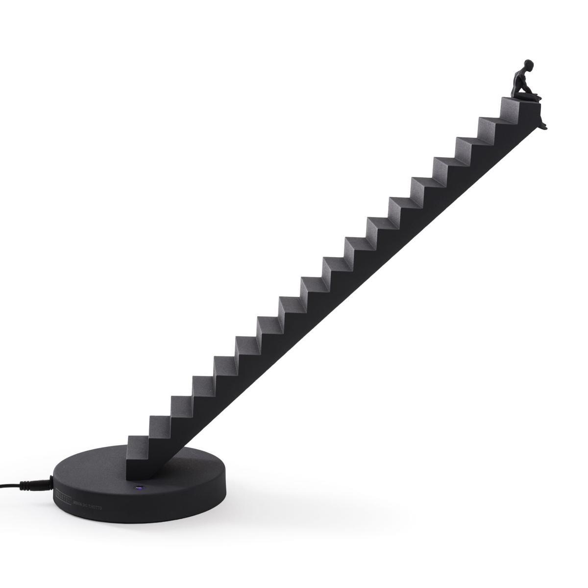 Verso LED Table lamp - / Metal - Magnetic figurine by Seletti Grey – image 2