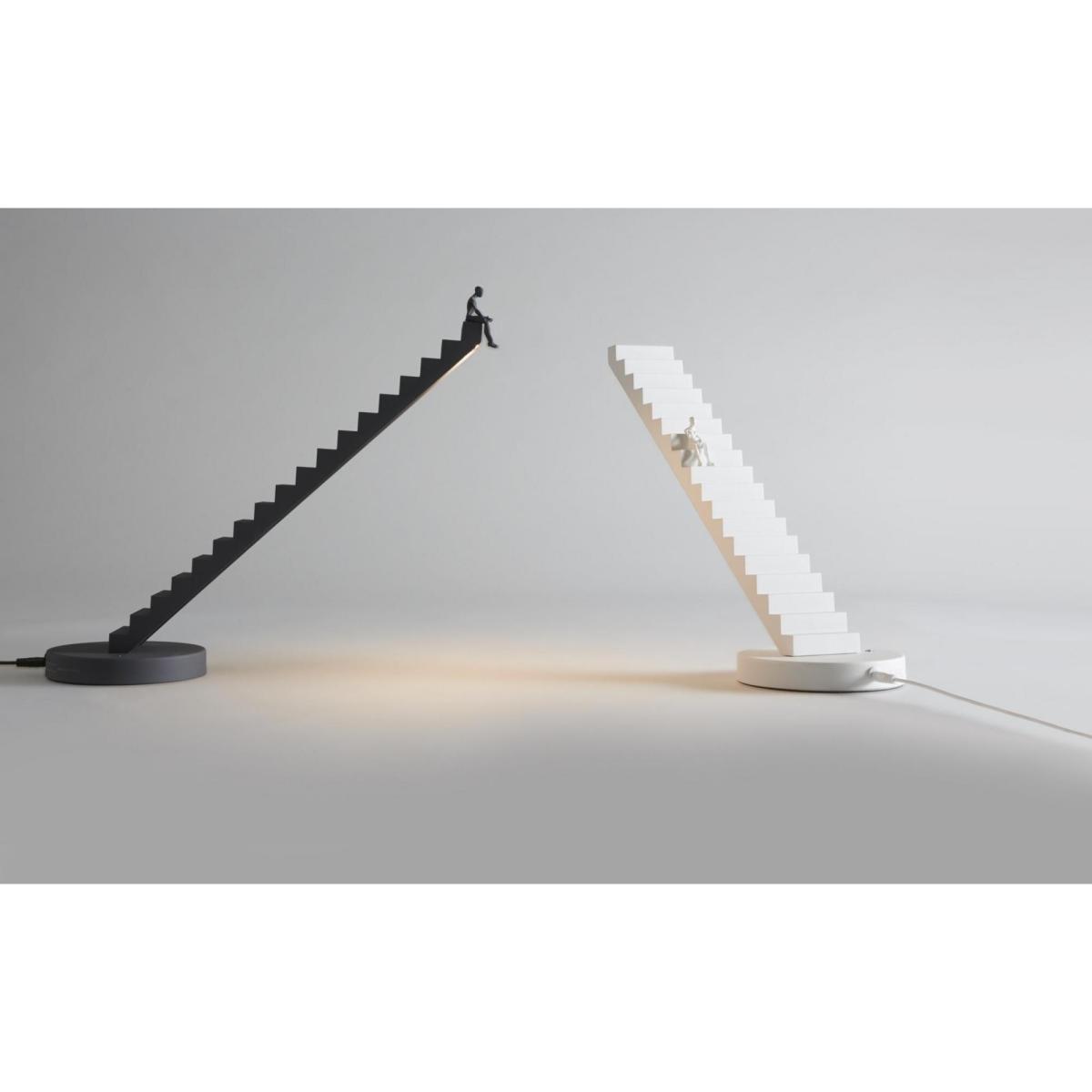 Verso LED Table lamp - / Metal - Magnetic figurine by Seletti Grey – image 7