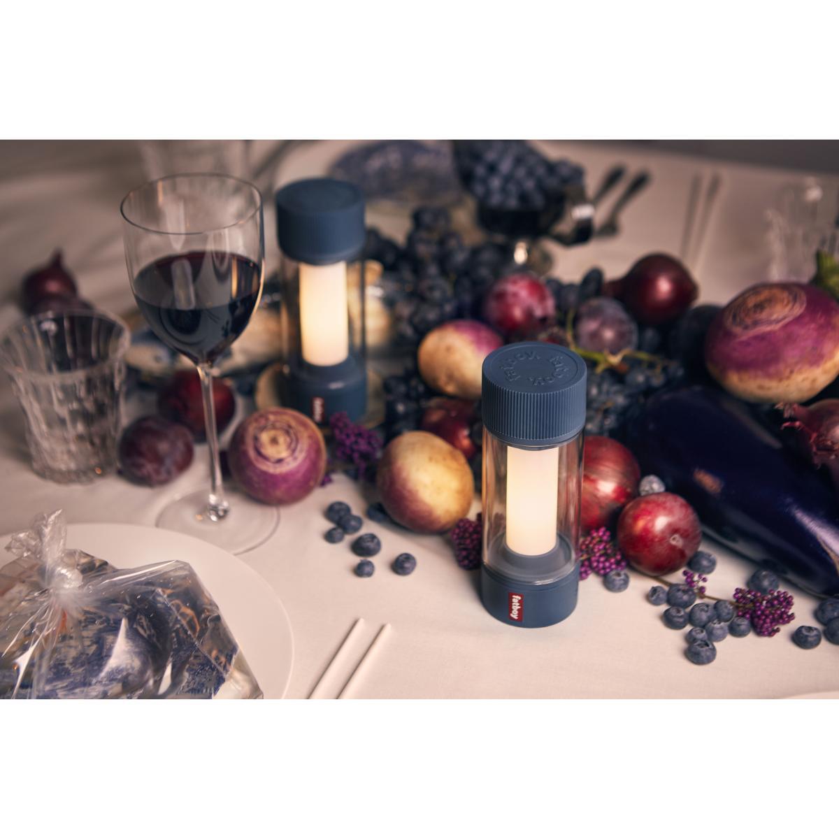 Tjoepke LED Wireless lamp - / Recharges via USB - Ø 6 x H 17 cm by Fatboy Blue – image 2