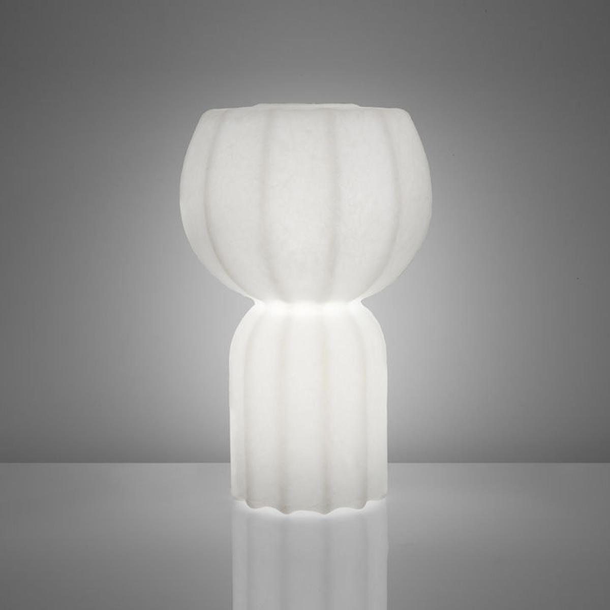 Pupa INDOOR Table lamp - / LED - Polyethylene / Ø 37 x H 58 cm by Slide White – image 2