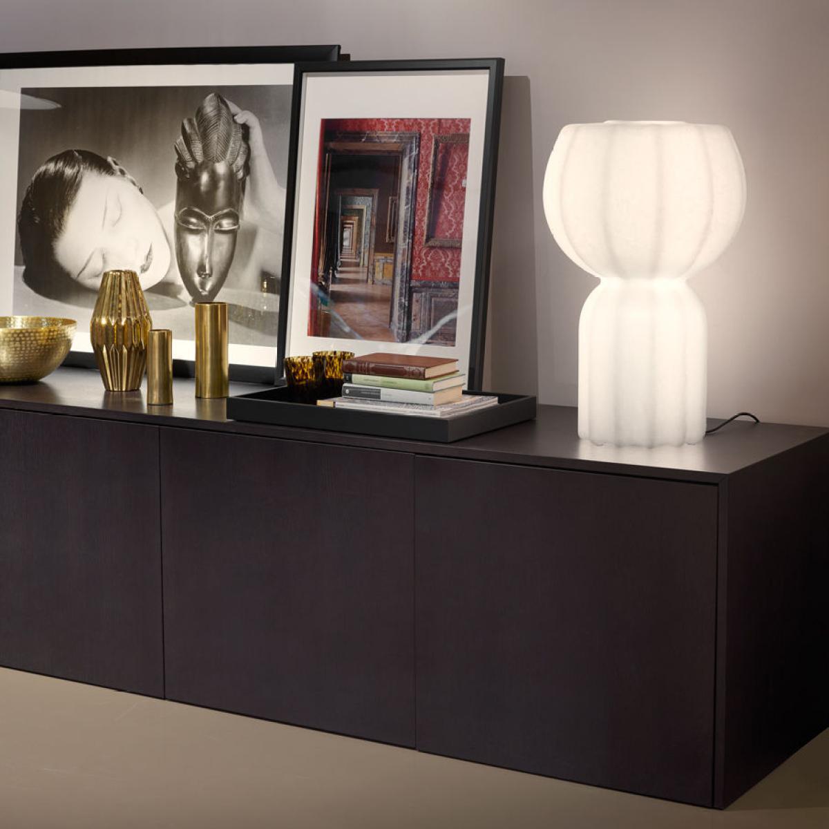 Pupa INDOOR Table lamp - / LED - Polyethylene / Ø 37 x H 58 cm by Slide White – image 3