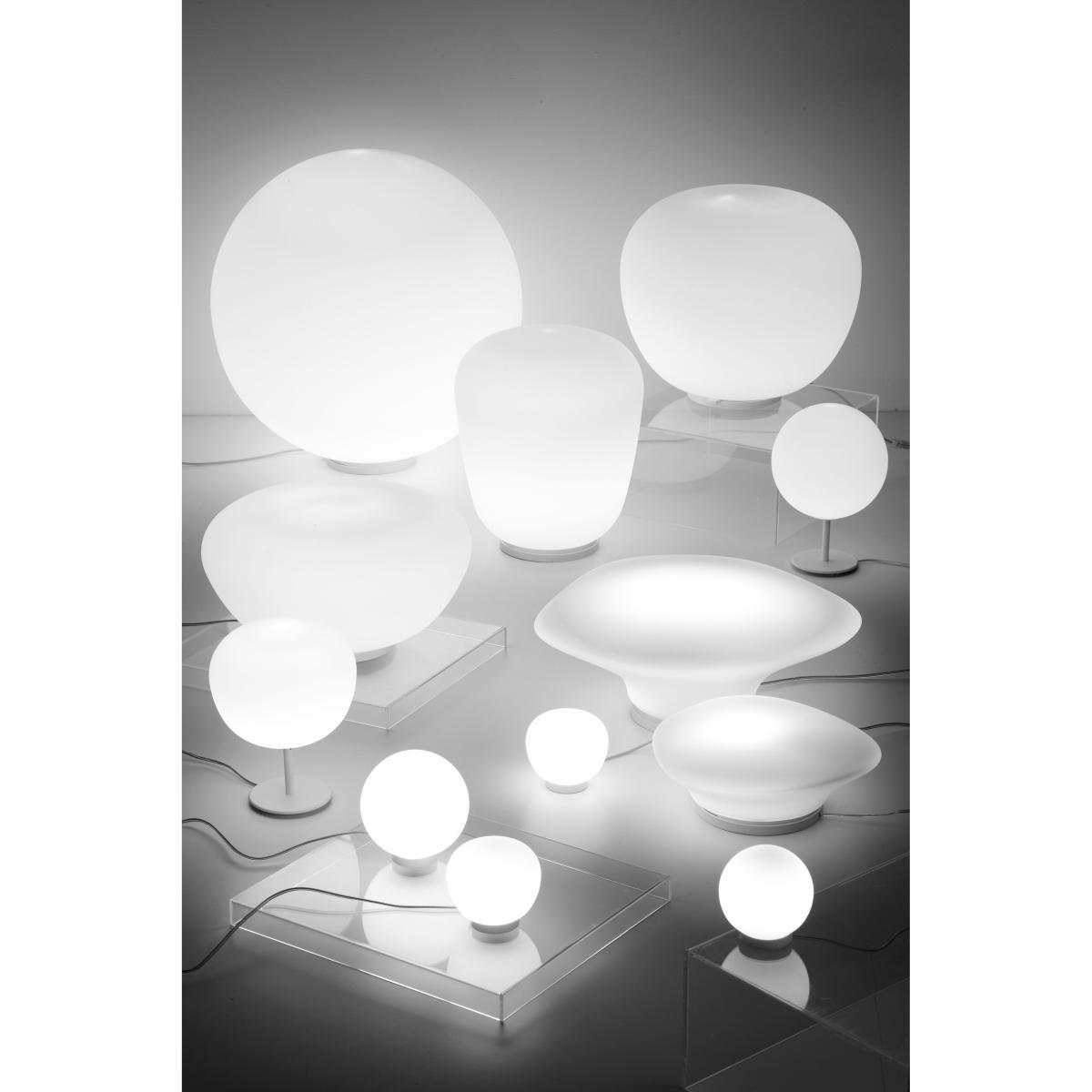 Mochi Table lamp - With leg - Ø 20 x H 26 cm by Fabbian White – image 2