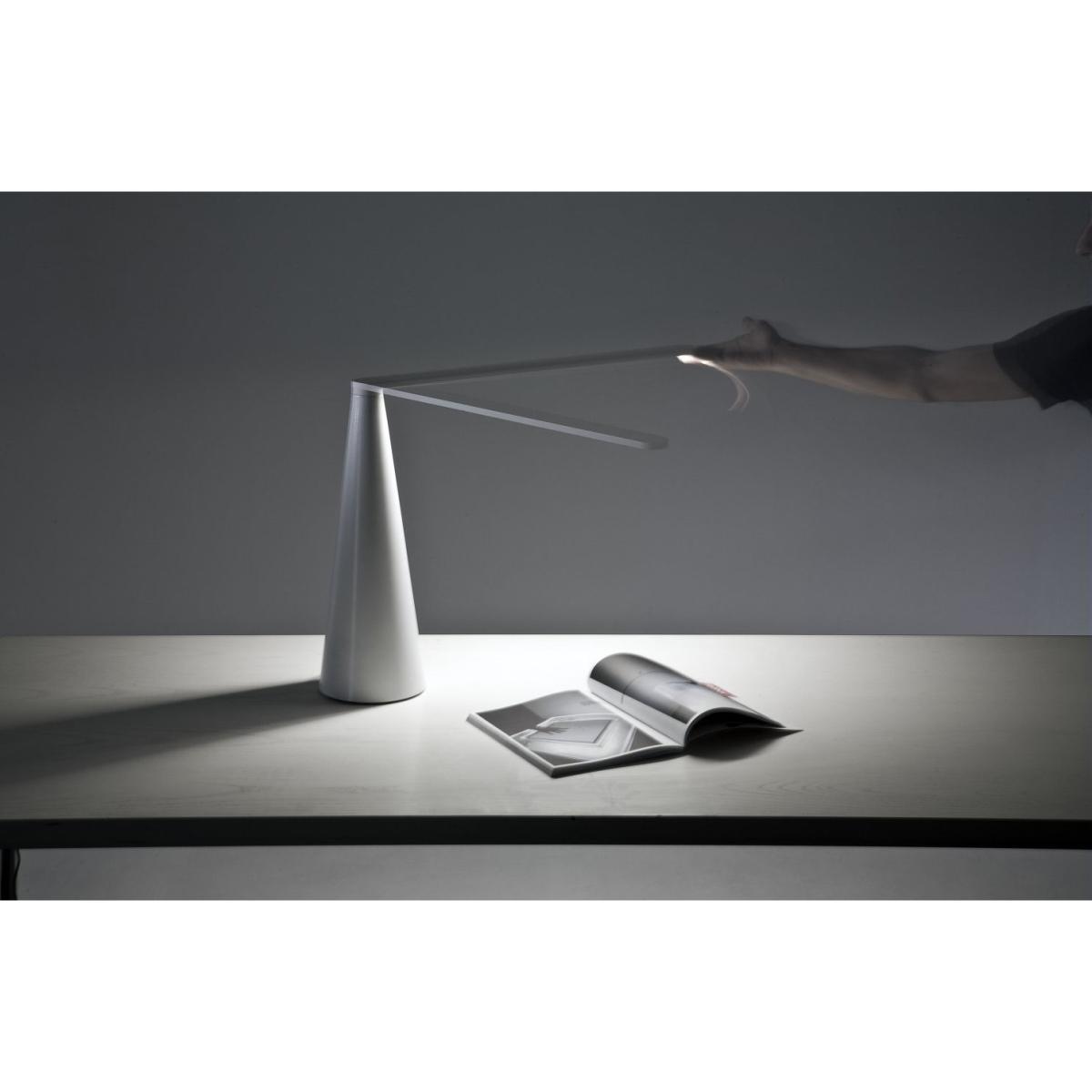Elica Table lamp - Small version H 38 cm by Martinelli Luce White – image 8