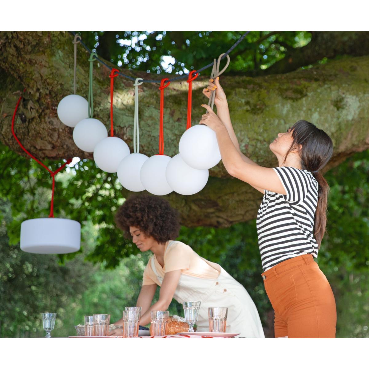 Thierry Le swinger LED Wireless lamp - Floor lamp - USB charging by Fatboy Grey – image 6
