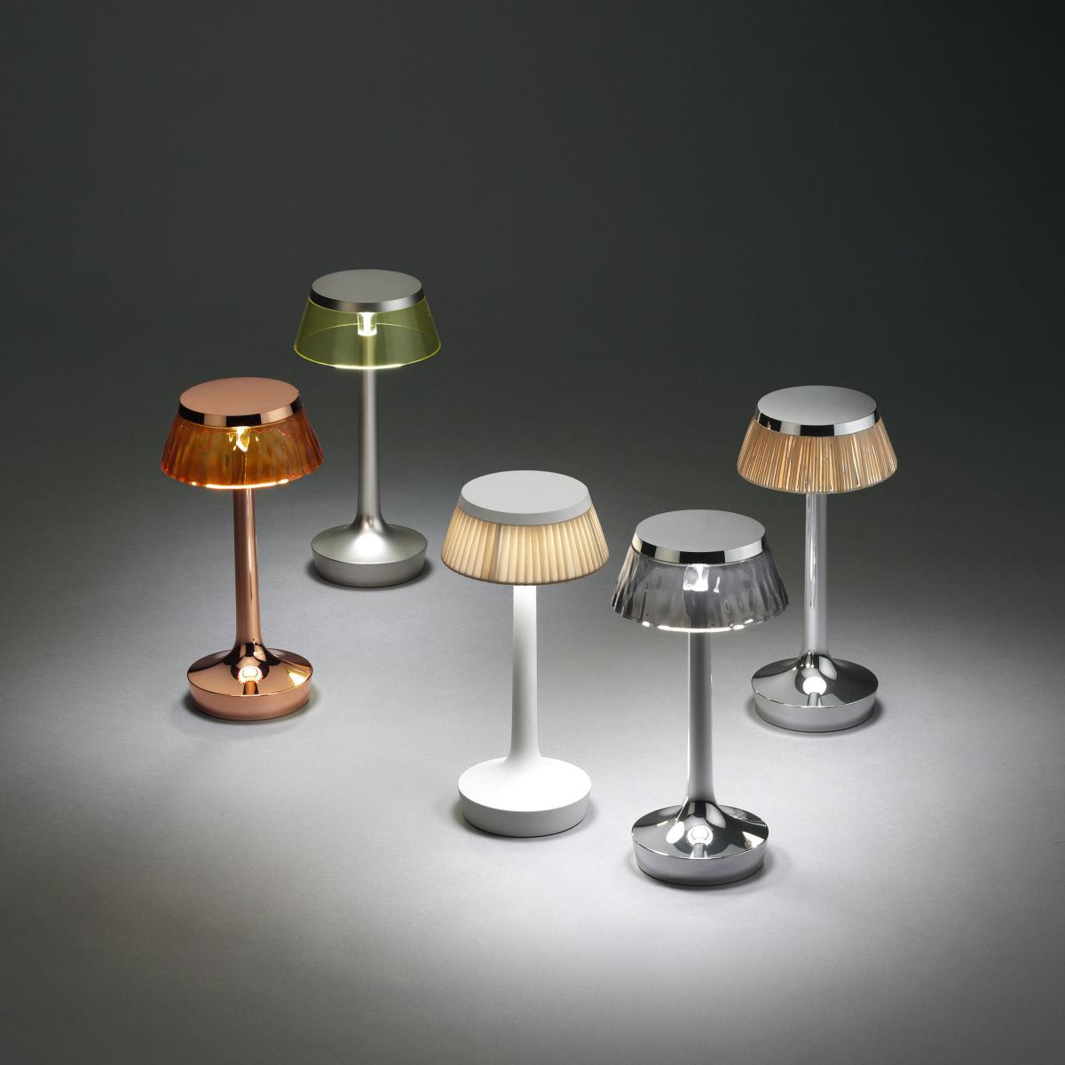 Bon Jour Unplugged Wireless lamp - / LED - Dimmer by Flos Transparent – image 2
