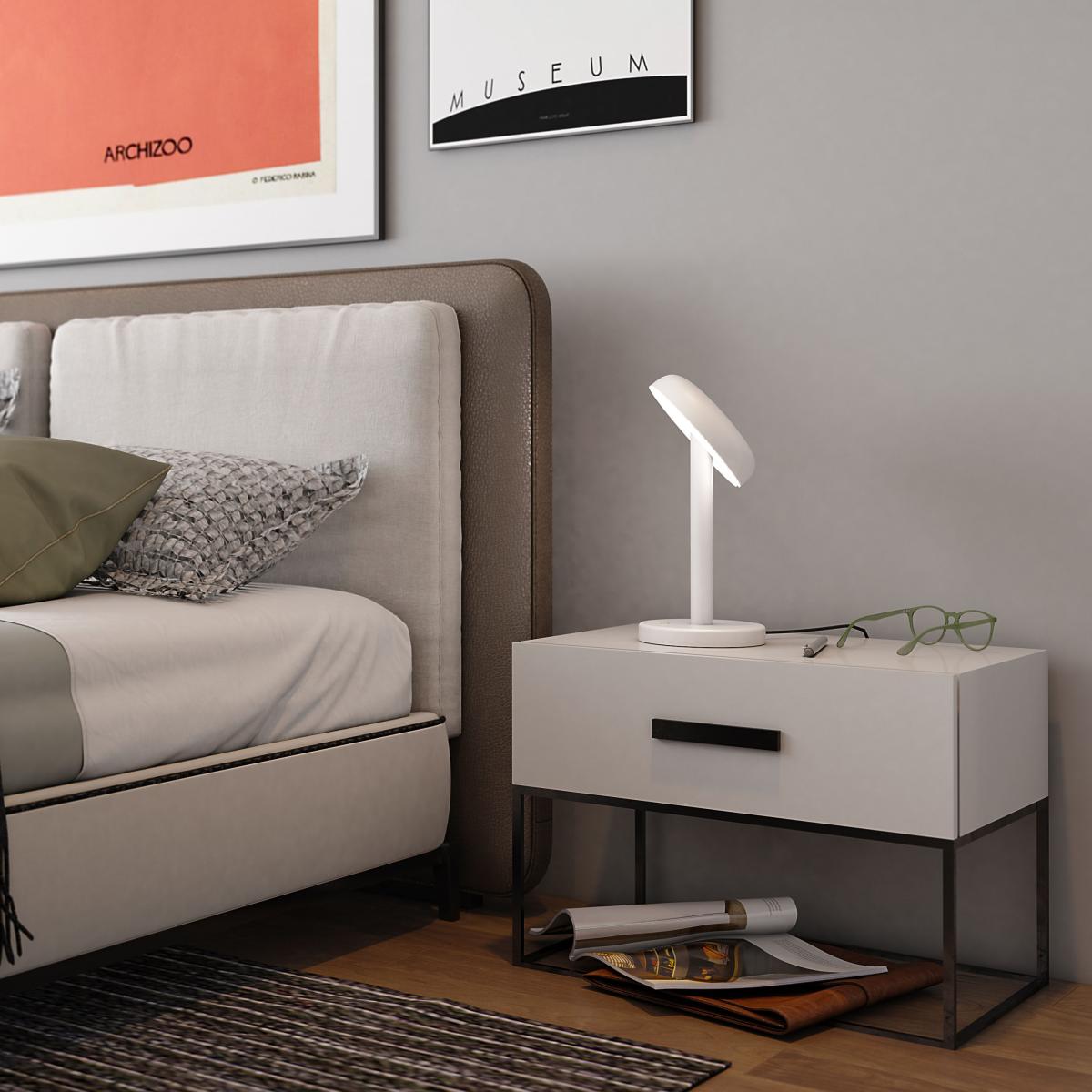 Cabriolette LED Table lamp metal white white metal / Adjustable - Martinelli Luce – image 3
