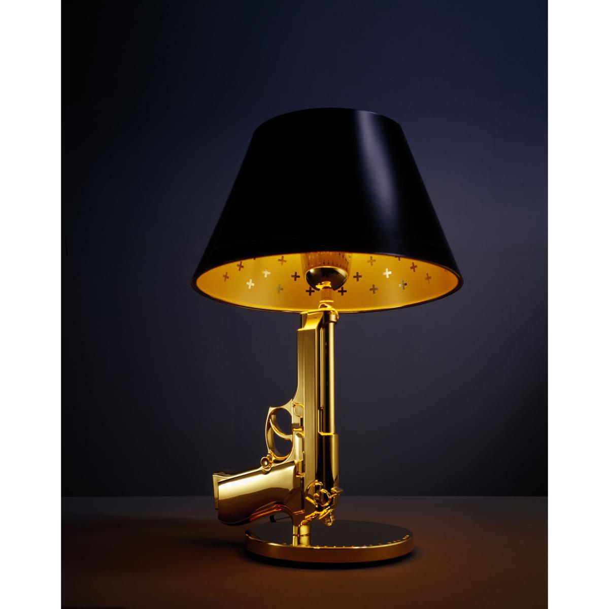 Table Gun Table lamp - H 92 cm by Flos Black/Gold – image 4