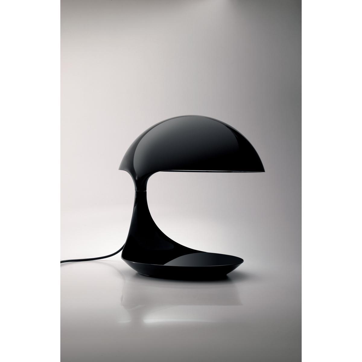 Cobra Table lamp - / 1968 by Martinelli Luce Black – image 2