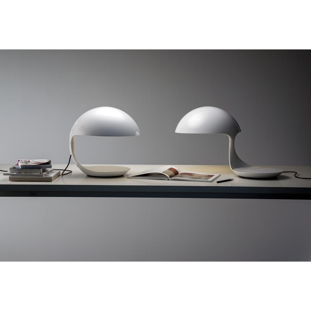 Cobra Table lamp - / 1968 by Martinelli Luce Black – image 3