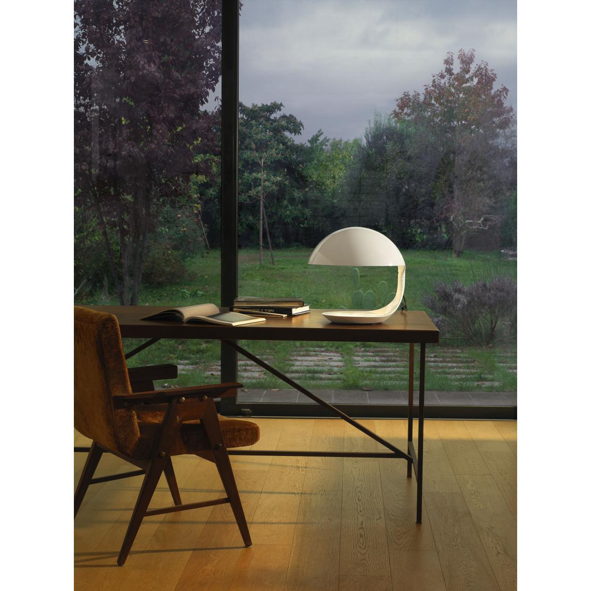 Cobra Table lamp - / 1968 by Martinelli Luce Black – image 4