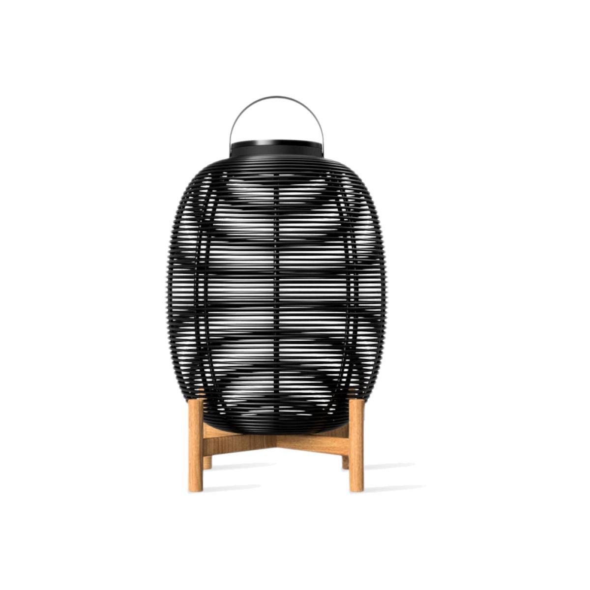 Tika Large Solar lamp - / LED lantern - H 69 cm by Vincent Sheppard Black – image 1
