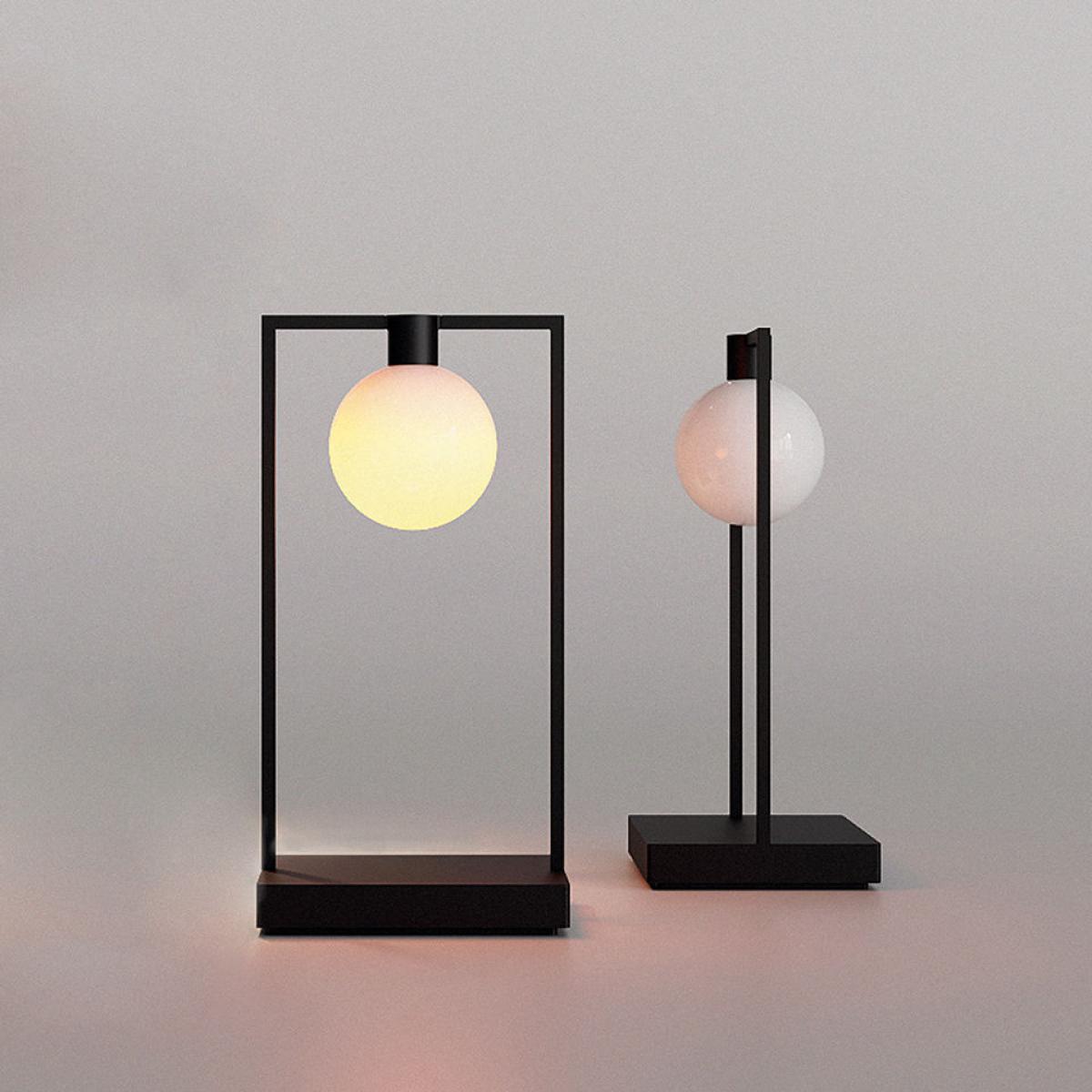 Curiosity Sphere Wireless lamp - / LED - L 18 x H 36 cm by Artemide Black – image 2