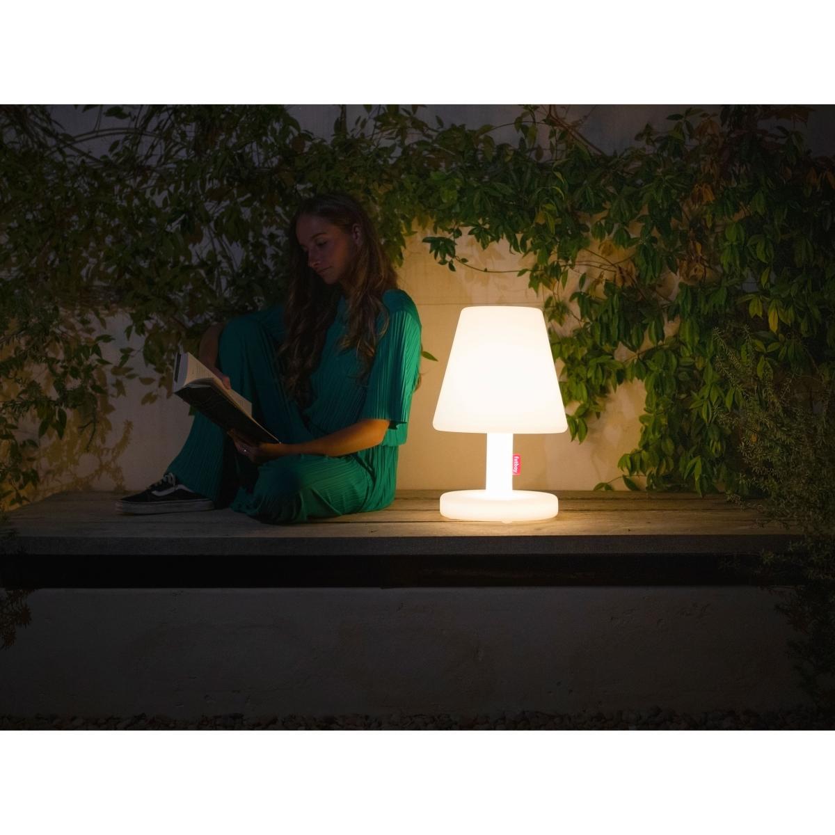 Edison the Medium Bluetooth Lamp - / H 51 cm - LED by Fatboy White – image 5