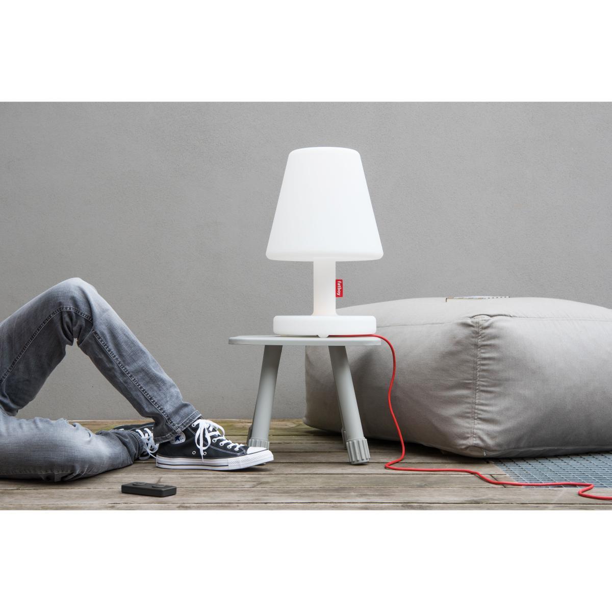 Edison the Medium Bluetooth Lamp - / H 51 cm - LED by Fatboy White – image 8