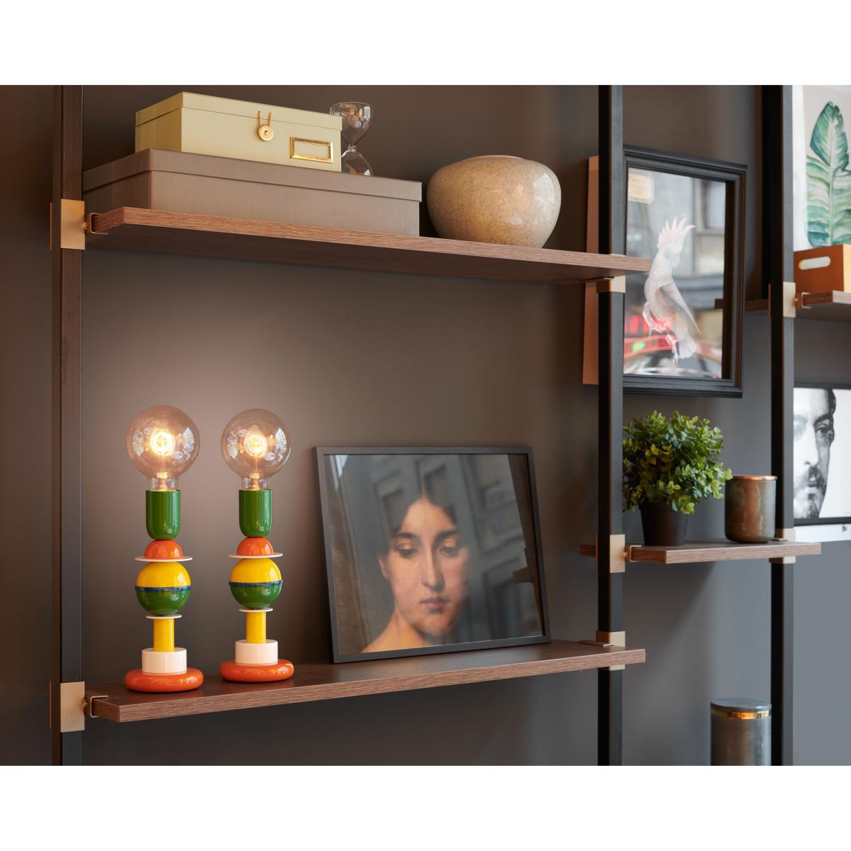 Otello Mini Table lamp - / Metal - H 25 cm by Slide Multicoloured – image 2