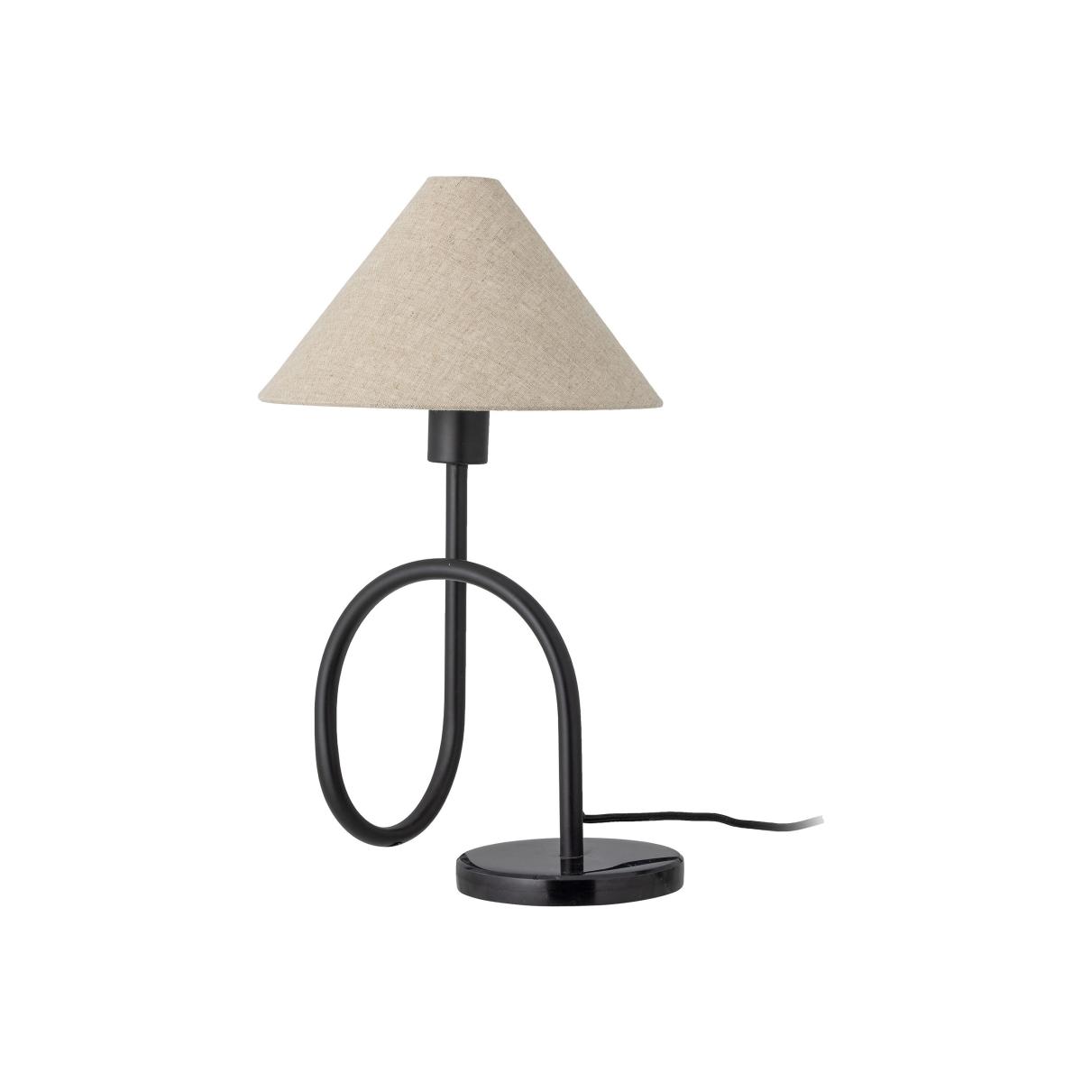 Emaline Table lamp textile beige / L 45 x H 48 cm - Flexible base - Bloomingville – image 1