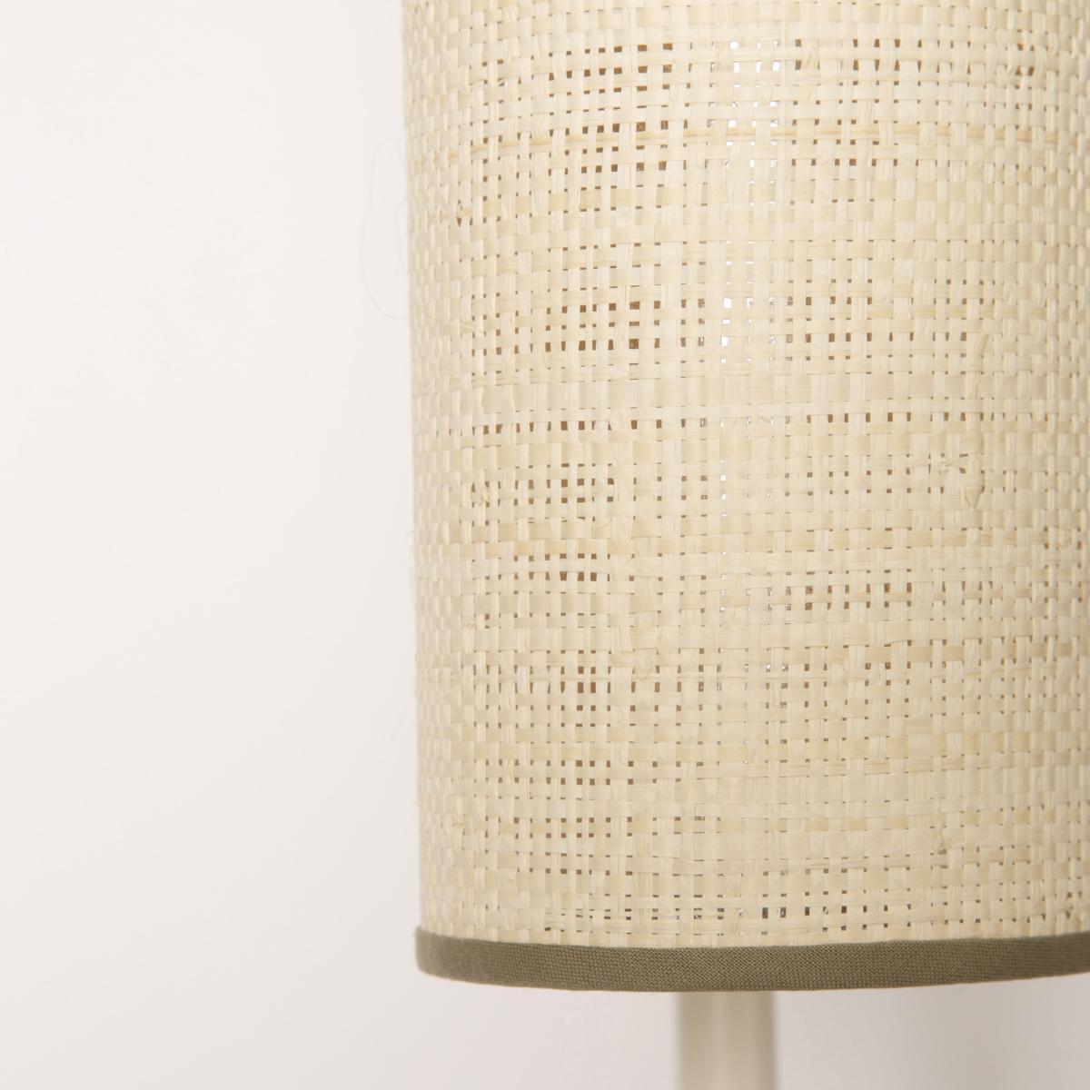 Tokyo Table lamp - / Raffia - H 43 cm by Maison Sarah Lavoine White – image 3