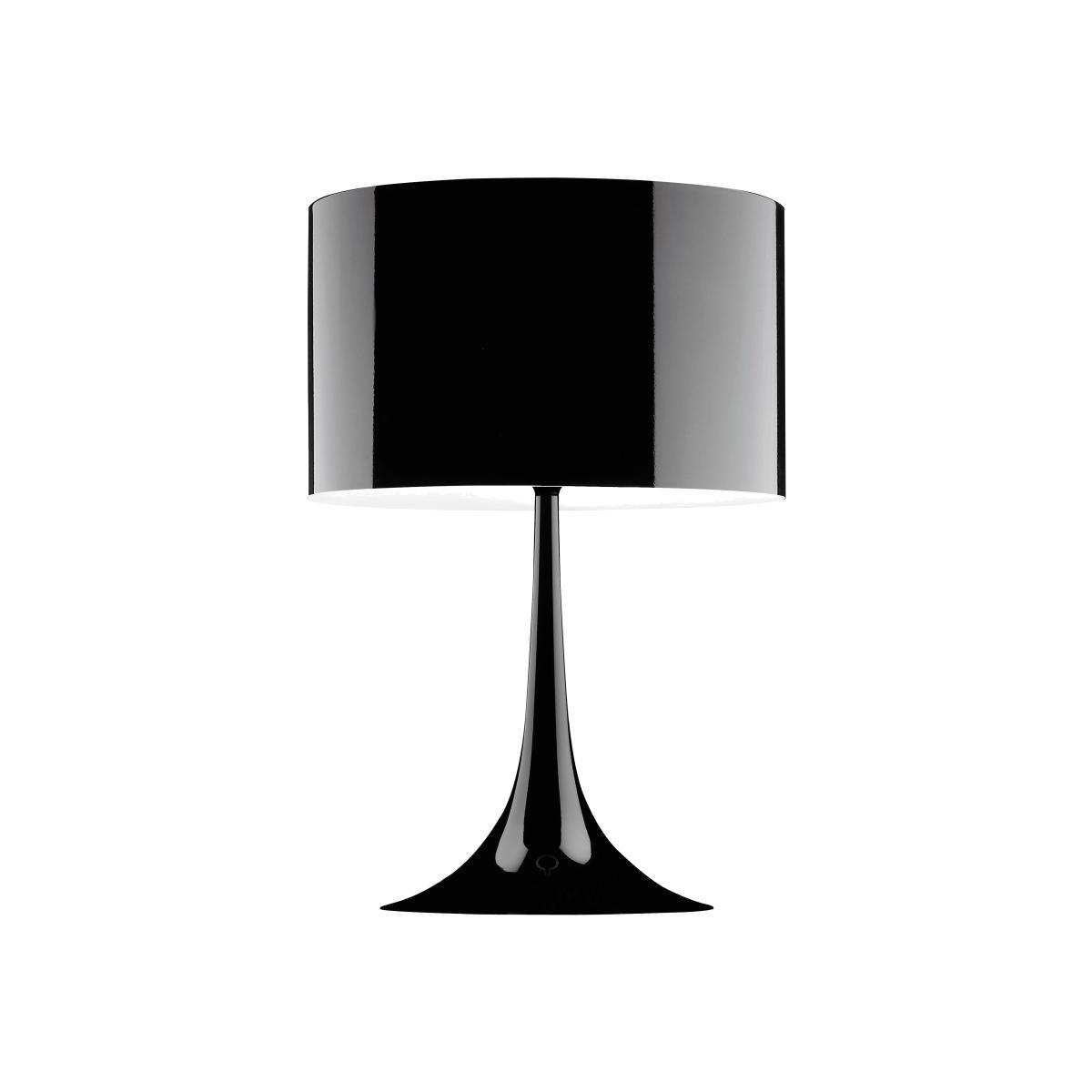 Spun Light T2 Table lamp - H 68 cm by Flos Black – image 1