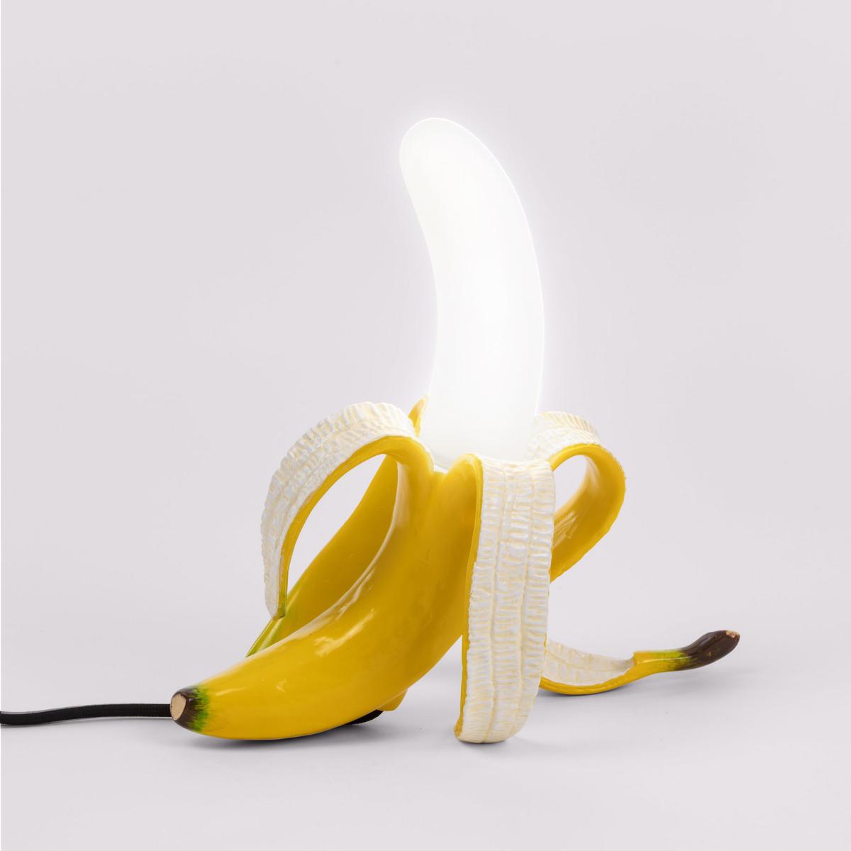 Banana Louie Table lamp - / Resin & glass by Seletti Yellow – image 2