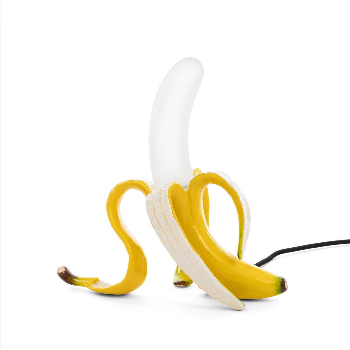 Banana Louie Table lamp - / Resin & glass by Seletti Yellow – image 3