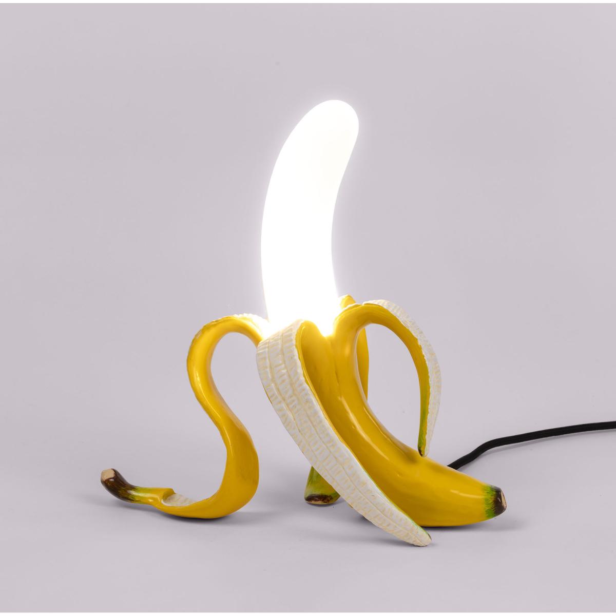 Banana Louie Table lamp - / Resin & glass by Seletti Yellow – image 4