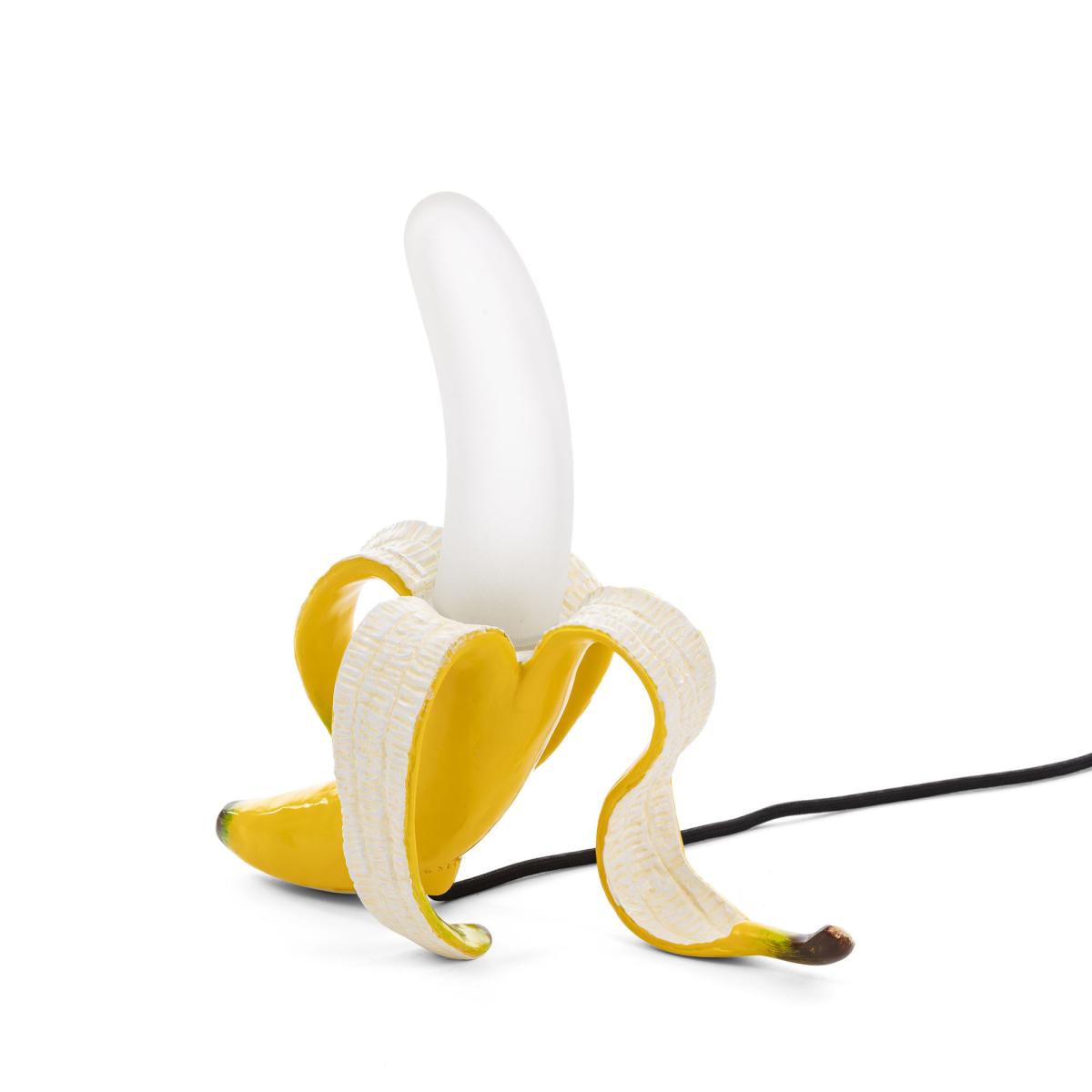 Banana Louie Table lamp - / Resin & glass by Seletti Yellow – image 5