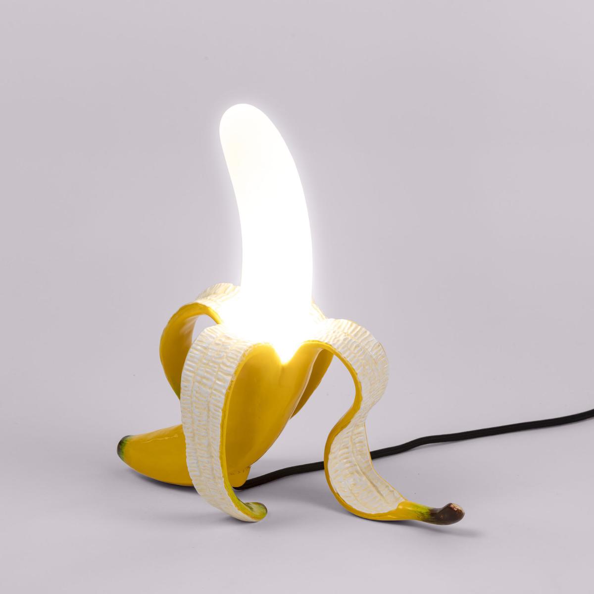 Banana Louie Table lamp - / Resin & glass by Seletti Yellow – image 6
