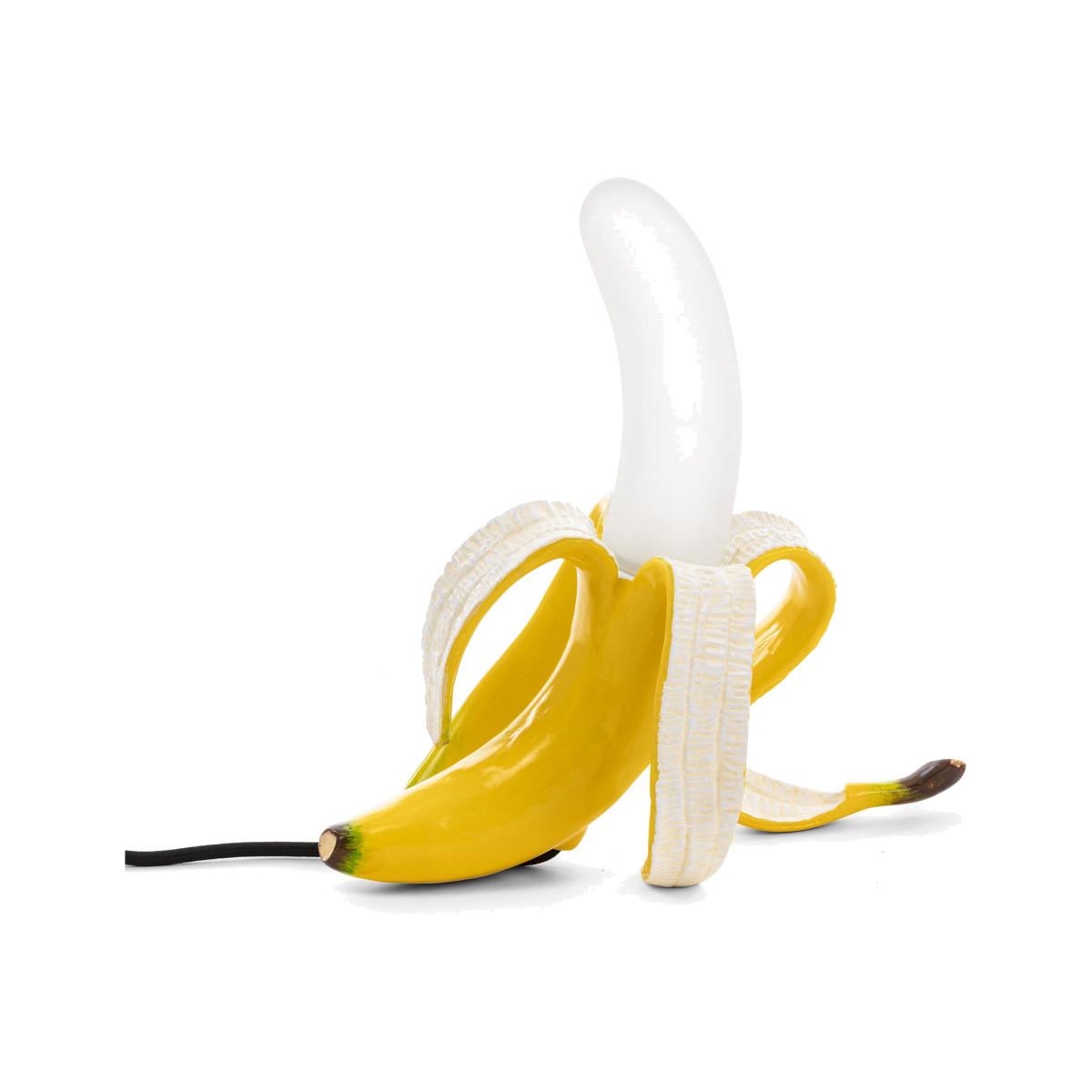Banana Louie Table lamp - / Resin & glass by Seletti Yellow – image 1