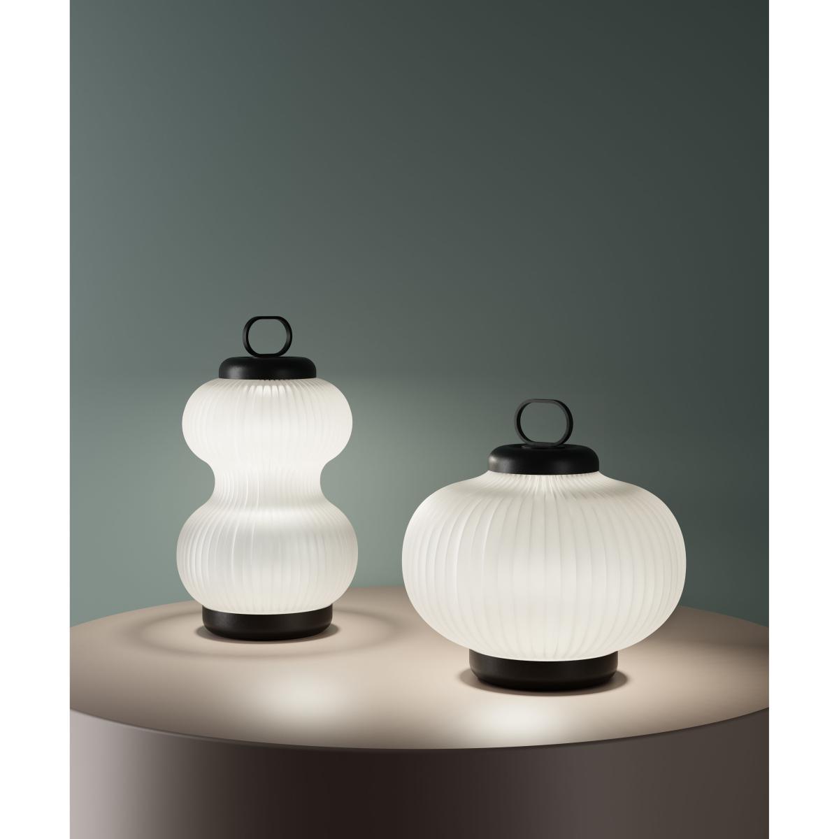 Kanji LED Table lamp - / Glass - H 51 cm by Fontana Arte White – image 2