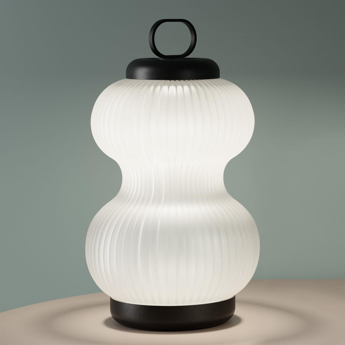 Kanji LED Table lamp - / Glass - H 51 cm by Fontana Arte White – image 1