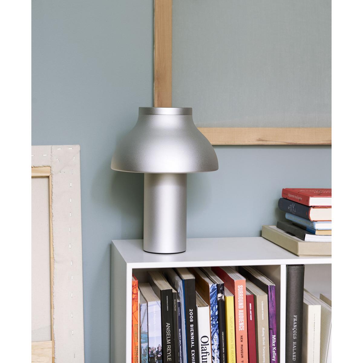 PC Small Table lamp - / H 33 cm - Aluminium by Hay Grey/Silver/Metal – image 5
