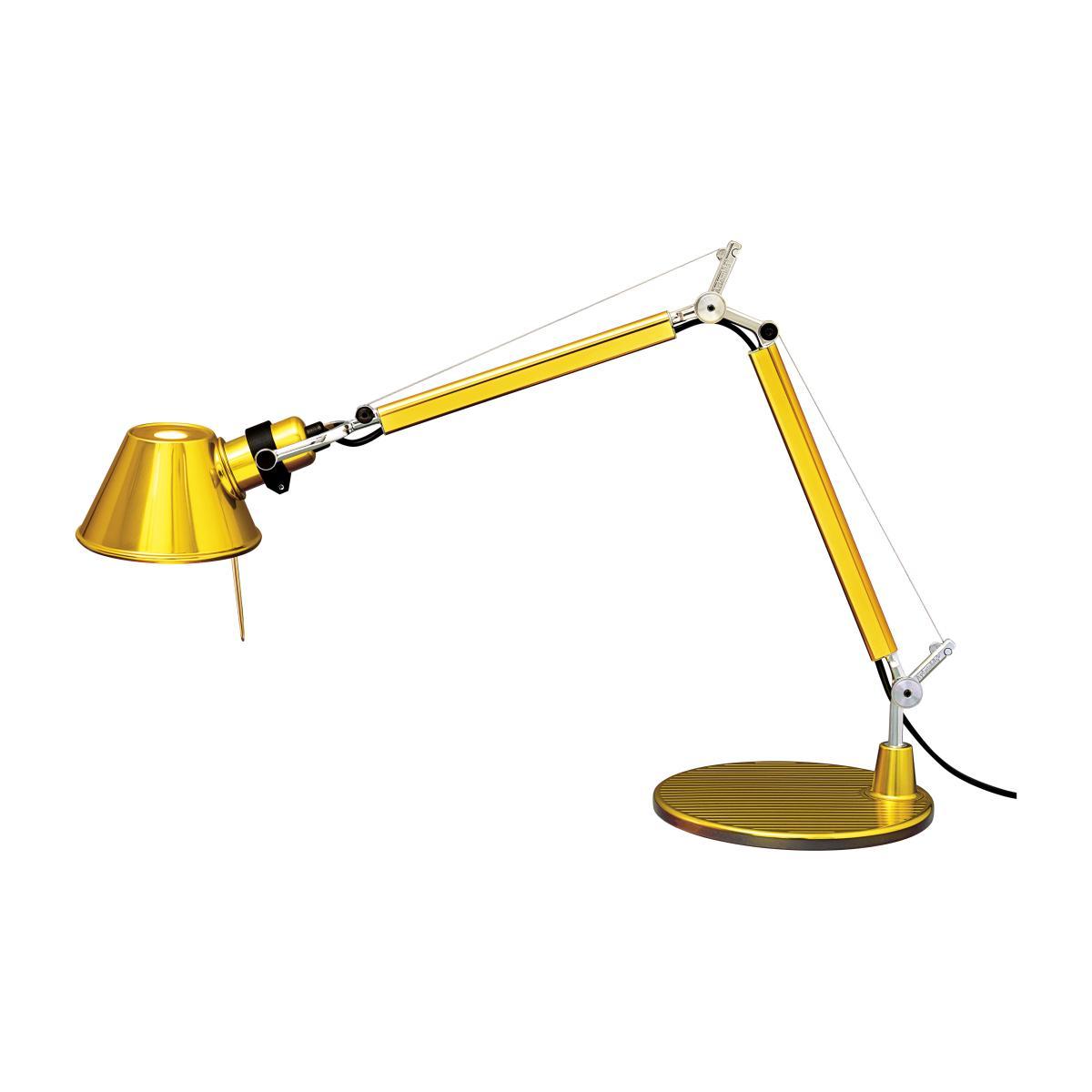 Tolomeo Micro Gold Table lamp - / LED - Limited issue by Artemide Gold/Metal – image 1