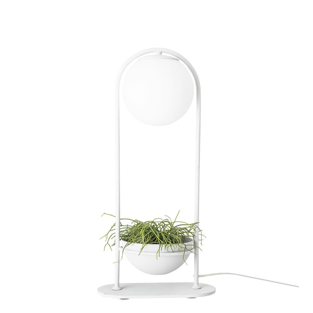 Table lamp - / Avec pot de fleurs - Ø 15 cm by Bloomingville White – image 2