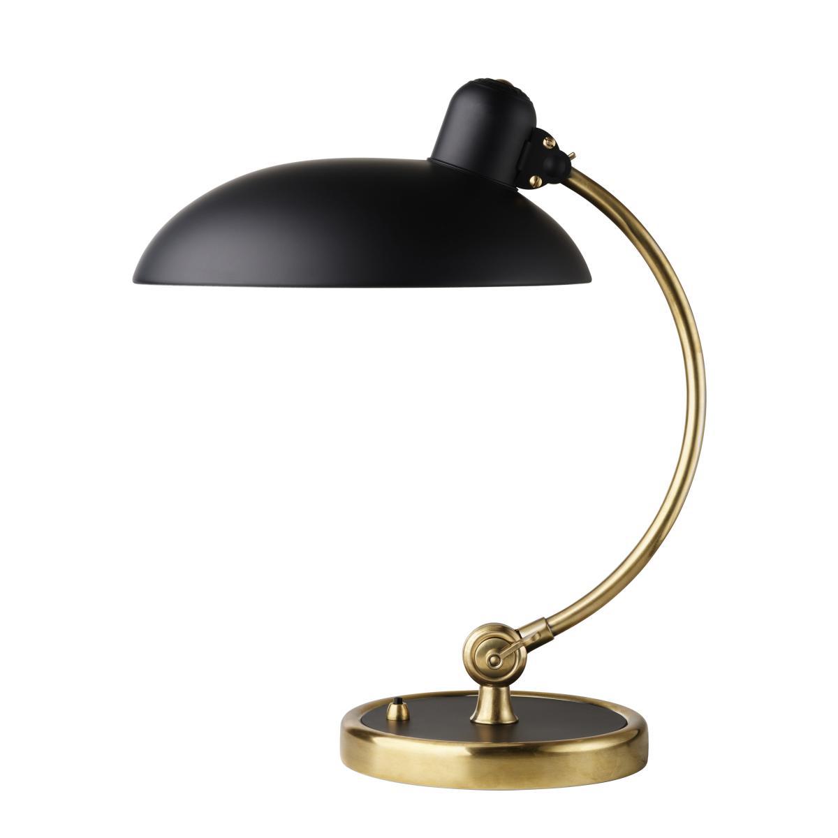 Kaiser idell Table lamp - / 1930 reissue - Limited edition by Fritz Hansen Black/Gold/Metal – image 2