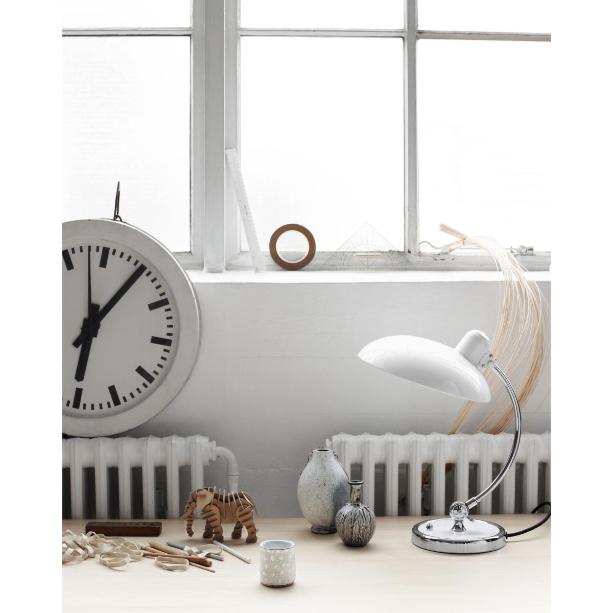 Kaiser idell Table lamp - / 1930 reissue - Limited edition by Fritz Hansen Black/Gold/Metal – image 5