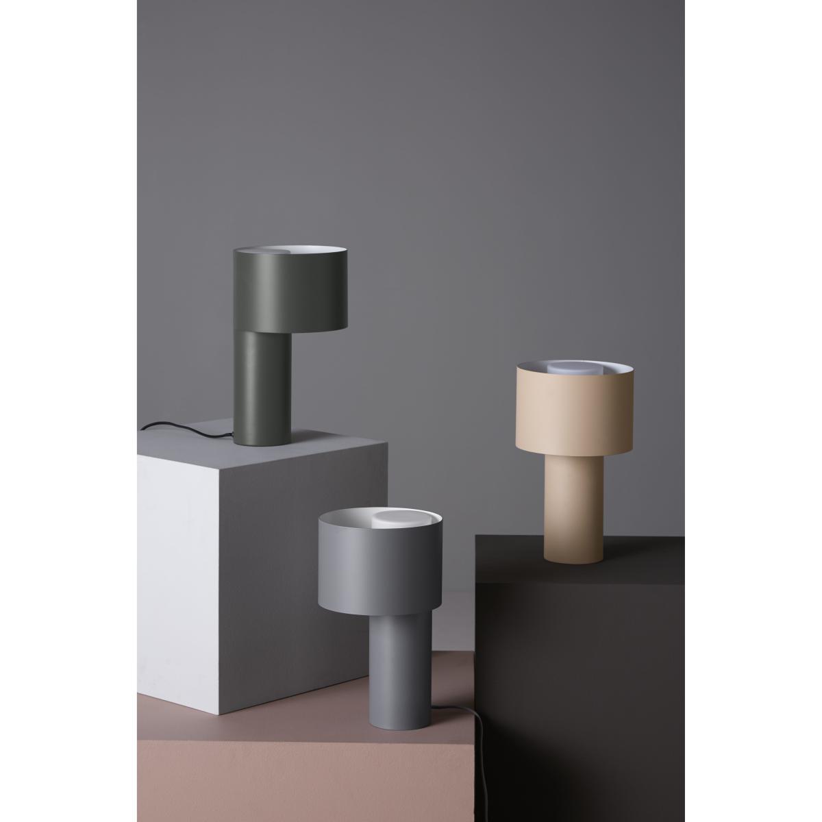 Tangent Table lamp - / Steel by Woud Grey – image 4