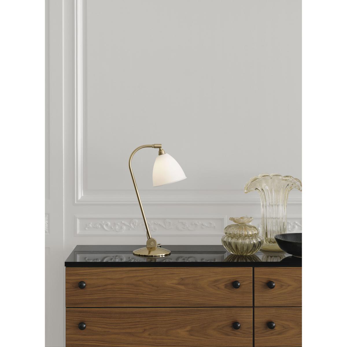 Bestlite BL2 Table lamp - 1930 by Gubi White/Gold – image 2