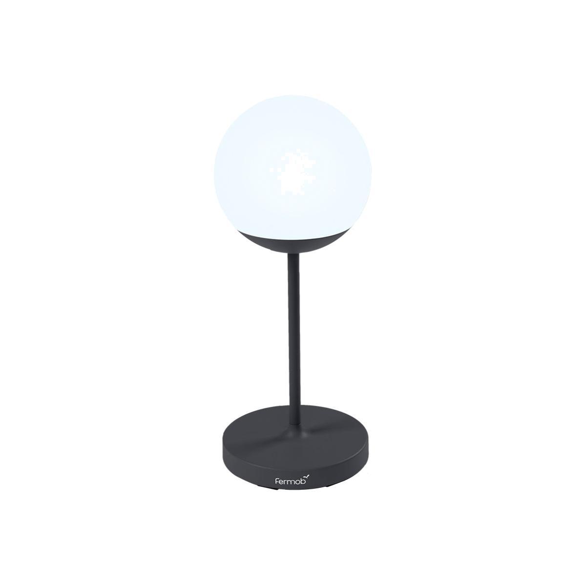 Mooon! Wireless lamp - / H 63 cm - Bluetooth by Fermob Black – image 1